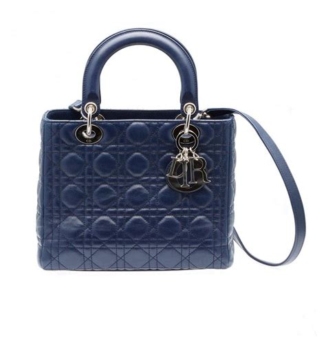 navy blue dior bag